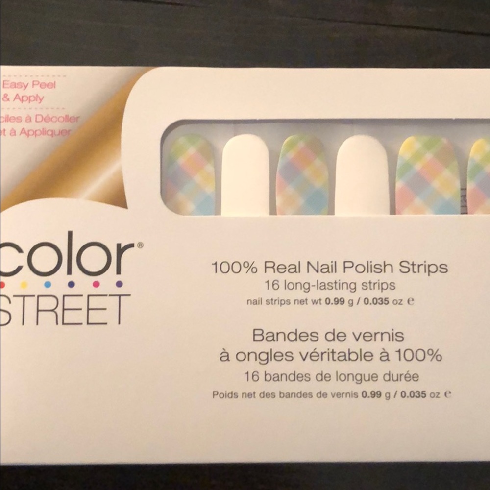 Color street nail stripes